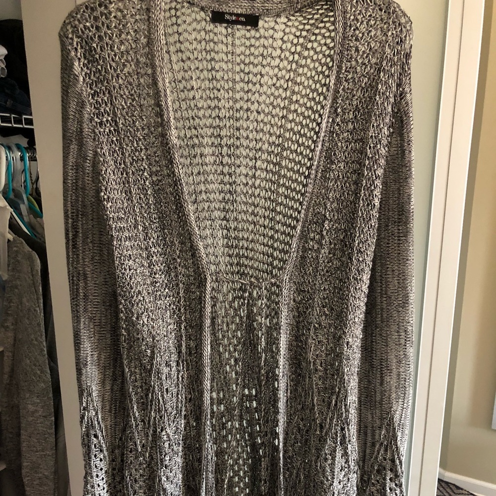 Marled cardigan